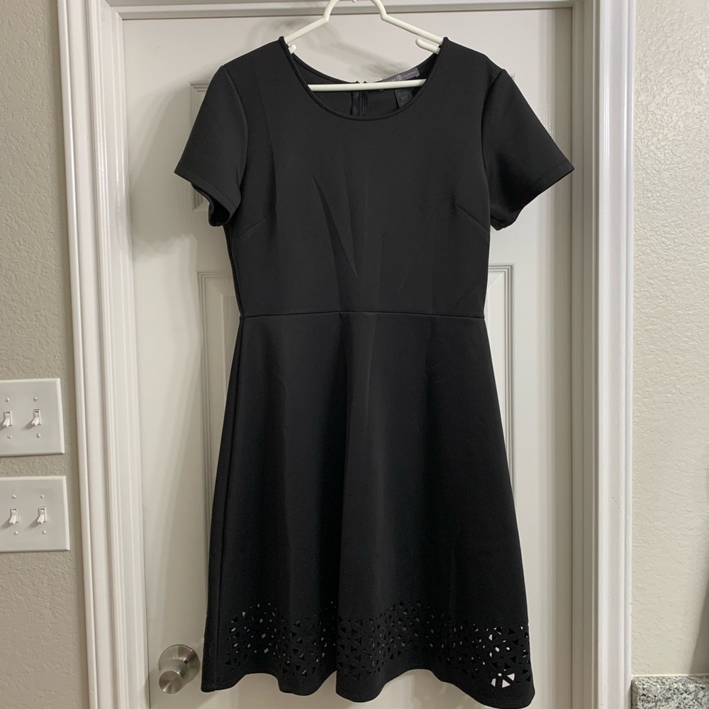 Signature Collection Women's Black Dress, Size Large